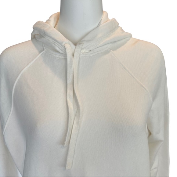 New ATM Anthony Thomas Melillo White Long Sleeve Cotton Hoodie XS - Picture 3 of 7